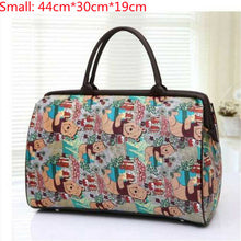 Load image into Gallery viewer, Travel Bag Flower Print Large Capacity Tote