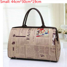 Load image into Gallery viewer, Travel Bag Flower Print Large Capacity Tote