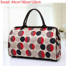 Load image into Gallery viewer, Travel Bag Flower Print Large Capacity Tote