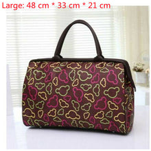 Load image into Gallery viewer, Travel Bag Flower Print Large Capacity Tote