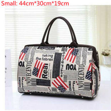 Load image into Gallery viewer, Travel Bag Flower Print Large Capacity Tote
