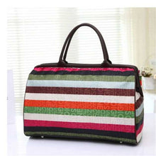 Load image into Gallery viewer, Travel Bag Flower Print Large Capacity Tote