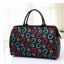 Load image into Gallery viewer, Travel Bag Flower Print Large Capacity Tote