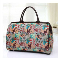 Load image into Gallery viewer, Travel Bag Flower Print Large Capacity Tote
