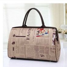 Load image into Gallery viewer, Travel Bag Flower Print Large Capacity Tote