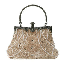 Load image into Gallery viewer, Women Vintage Bead Sequined Elegant Evening Bag Wedding Party Prom