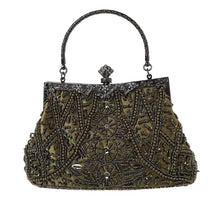 Load image into Gallery viewer, Women Vintage Bead Sequined Elegant Evening Bag Wedding Party Prom