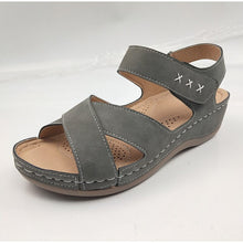 Load image into Gallery viewer, Women Wedge Sandals Ladies Hook Loop Gladiator Sewing Flat Woman