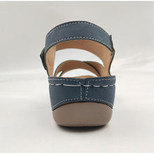 Load image into Gallery viewer, Women Wedge Sandals Ladies Hook Loop Gladiator Sewing Flat Woman