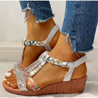 Wedge Bohemia Casual High Heel Sandals