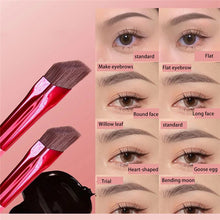 Load image into Gallery viewer, Eyebrow Brush Multifunction Angled Brow Brush Square