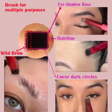 Load image into Gallery viewer, Eyebrow Brush Multifunction Angled Brow Brush Square