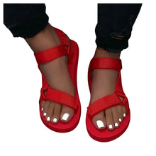 Load image into Gallery viewer, Women's Beach Shoes Fashion Casual Solid Open Toe Platforms Sandals