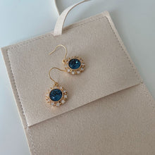 Load image into Gallery viewer, Women's Blue Snowflakes White Retro Elegant Exquisite Earrings
