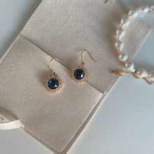 Load image into Gallery viewer, Women's Blue Snowflakes White Retro Elegant Exquisite Earrings