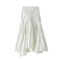 Load image into Gallery viewer, Women's Elegant Pleated Midi Skirt Ladies Casual High Waist Solid