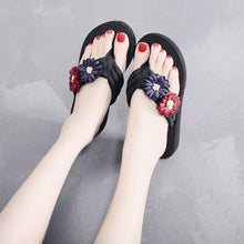 Load image into Gallery viewer, Women's Ladies Summer Sandals Flowers Home Slipper Beach Shoes Sandals
