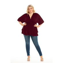 Load image into Gallery viewer, Women&#39;s Top Fashion V Neck Solid Color