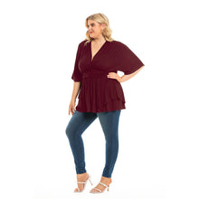 Load image into Gallery viewer, Women&#39;s Top Fashion V Neck Solid Color