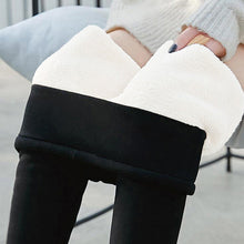 Load image into Gallery viewer, Women's Plus velvet Leggings Autumn Winter Solid Color
