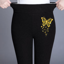 Load image into Gallery viewer, Women's Plus velvet Leggings Autumn Winter Solid Color