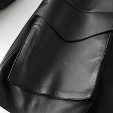 Load image into Gallery viewer, Women's Real Sheepskin Leather Turn Down Collar Coats Jackets Genuine
