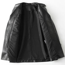 Load image into Gallery viewer, Women's Real Sheepskin Leather Turn Down Collar Coats Jackets Genuine