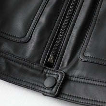 Load image into Gallery viewer, Sheepskin Motorcycle Coats Jacket Genuine Leather