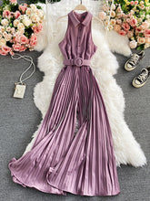Load image into Gallery viewer, Romper Spring Autumn Turn-down Collar Sleeveless Vintage