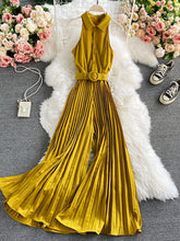 Load image into Gallery viewer, Romper Spring Autumn Turn-down Collar Sleeveless Vintage