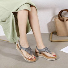 Load image into Gallery viewer, Women's Sandals Ladies Clip Toe Wedges Thong Shoes Fashion - Sophornlilly