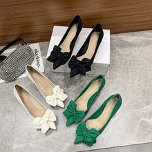 Load image into Gallery viewer, Fashion Pointed Bow knot Short Heels