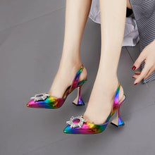 Load image into Gallery viewer, Women's Shoes Summer Pointed Toe Rhinestone decoration for shoes - Sophornlilly