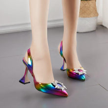 Load image into Gallery viewer, Women's Shoes Summer Pointed Toe Rhinestone decoration for shoes - Sophornlilly