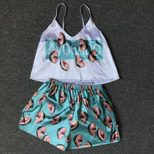 Load image into Gallery viewer, Women&#39;s Sleepwear Cute Cartoon Print Short Set Pajamas for Women
