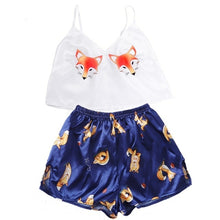 Load image into Gallery viewer, Women&#39;s Sleepwear Cute Cartoon Print Short Set Pajamas for Women