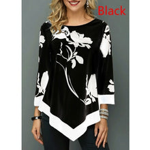 Load image into Gallery viewer, Women&#39;s Spring and Autumn  Fashion Printed Long Sleeve  Round Neck
