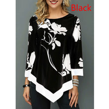 Load image into Gallery viewer, Women&#39;s Spring and Autumn  Fashion Printed Long Sleeve  Round Neck
