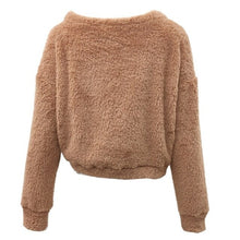 Load image into Gallery viewer, Women's Sweaters Casual Fashion Long Sleeve Plush Coat Cardigan Loose