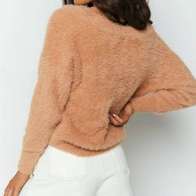 Load image into Gallery viewer, Women's Sweaters Casual Fashion Long Sleeve Plush Coat Cardigan Loose