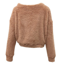 Load image into Gallery viewer, Women's Sweaters Casual Fashion Long Sleeve Plush Coat Cardigan Loose