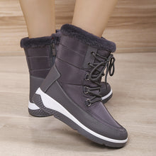 Load image into Gallery viewer, Women&#39;s Thicken Warm Waterproof Snow Boots Long Plush Platform Ankle