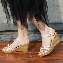 Load image into Gallery viewer, Wedge Sandals High Heel