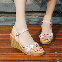 Wedge Sandals High Heel