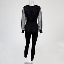 Load image into Gallery viewer, Women's jumpsuit spring and autumn new jumpsuit zipper V neck - Sophornlilly