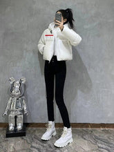 Load image into Gallery viewer, New Fashion Crop Puffer Jacket Hooded