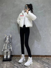 Load image into Gallery viewer, New Fashion Crop Puffer Jacket Hooded