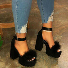 Load image into Gallery viewer, Womens Open Toe Ankle Strap Platform Heels High Heel Sandals For - Sophornlilly