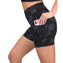 Load image into Gallery viewer, Womens Workout Legins Scrunch Booty Gym Pants Camouflage Pockets