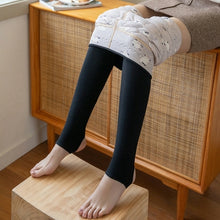 Load image into Gallery viewer, Wool Velvet Leggings Women Winter Outer Warm Pants High Waist Padded